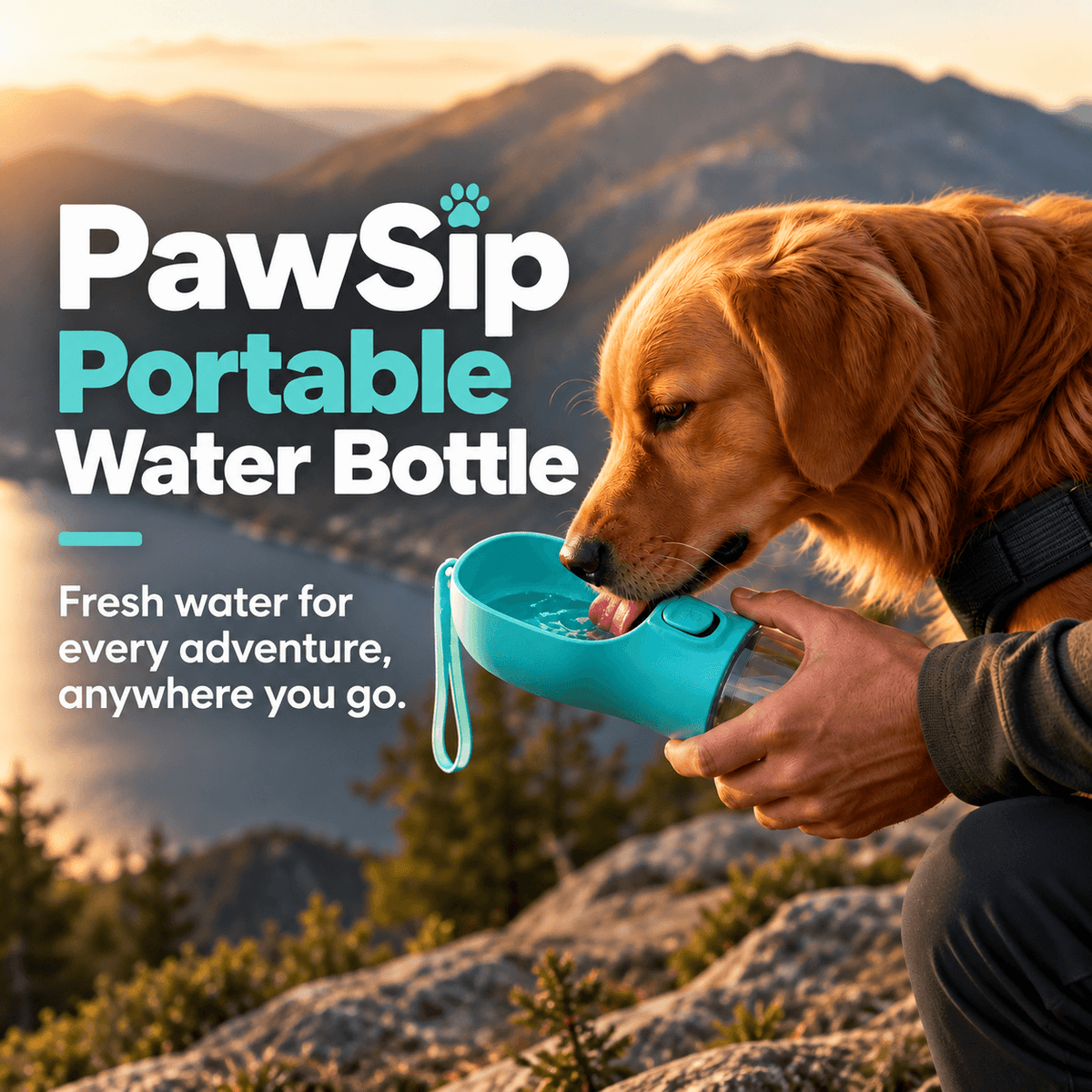 PawSip Portable Water Bottle