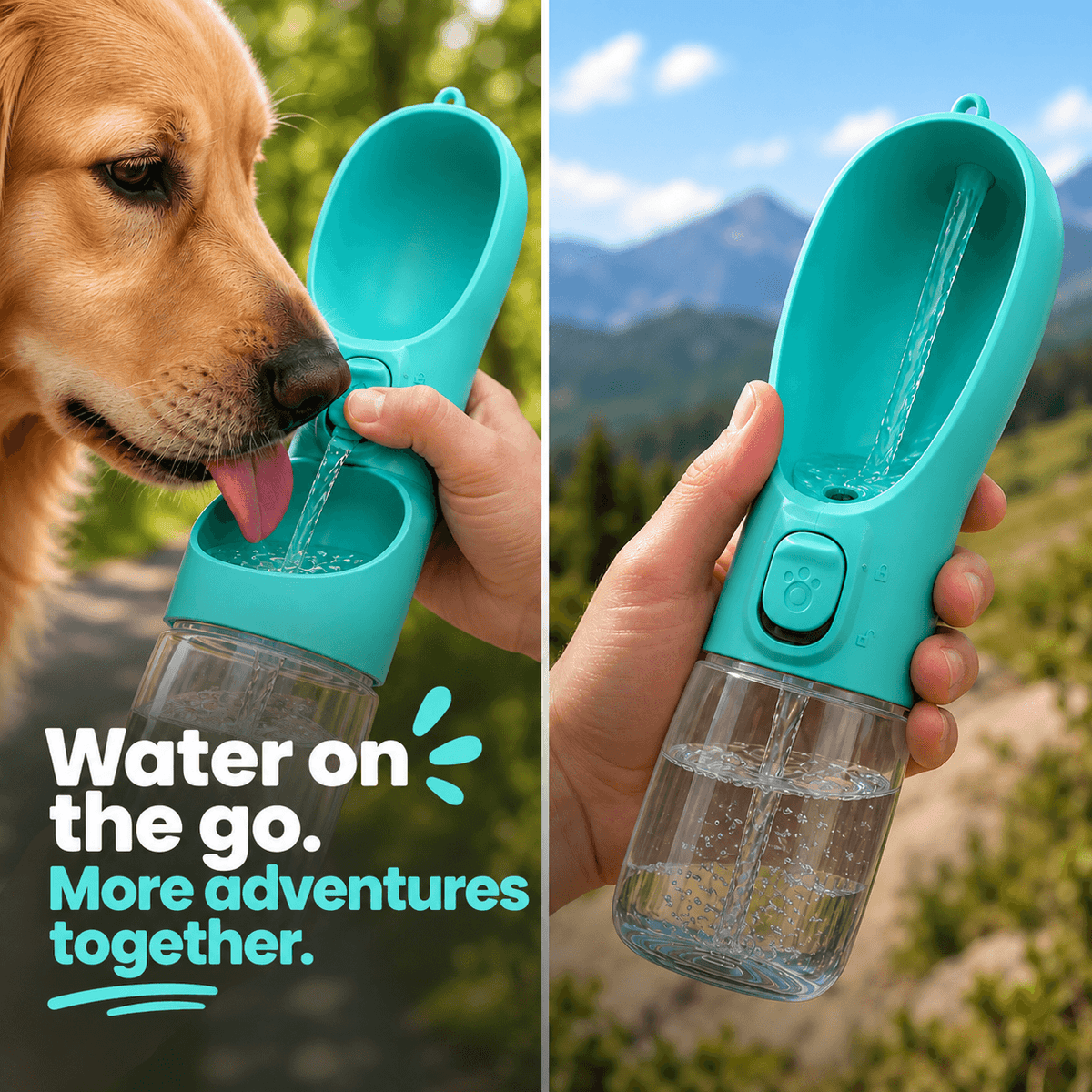 PawSip Portable Water Bottle